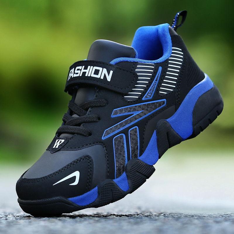 Shoes Children's Shoes Boys' Sneakers Leather Mesh Boys' Shoes Middle and Older Children's Students Casual Shoes Shoes