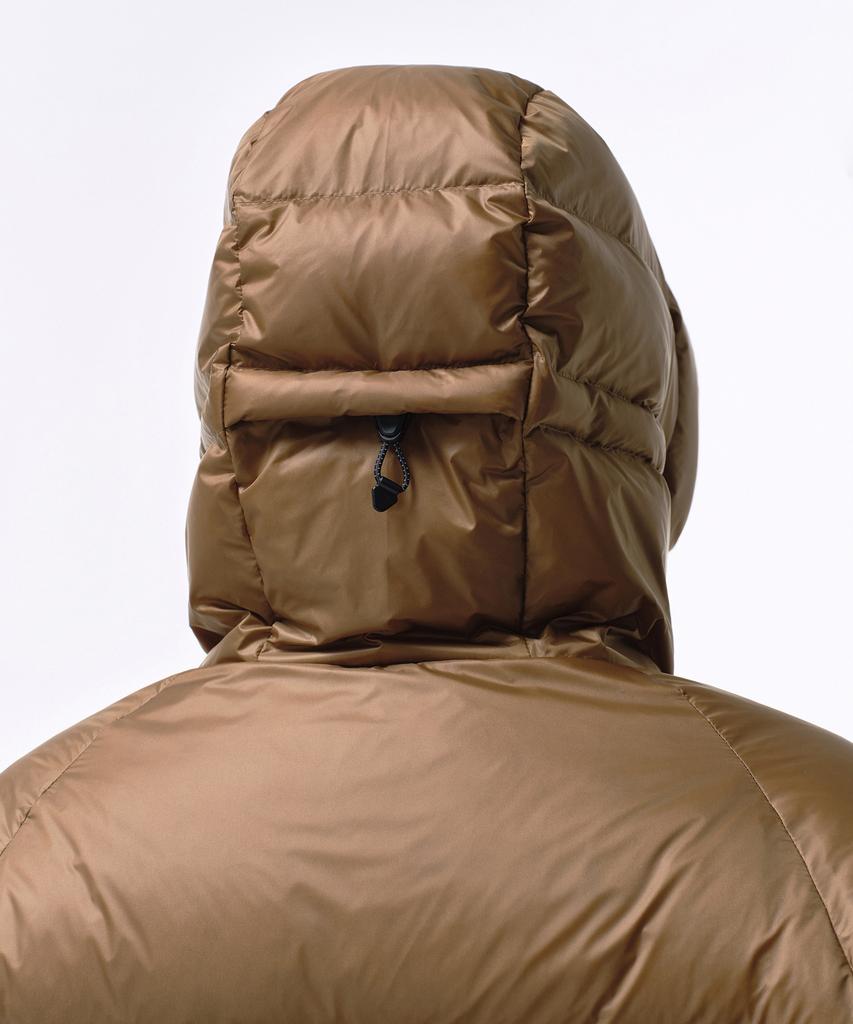 Musinsa Standard [City Leisure] Bright Hooded Down Short Padded Jacket [Desert Brown]