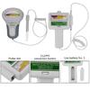 Double Scale Water Quality Tester for Swimming Pool Spa CL2 Tester Water Monitors Portable Chlorine Level Meter