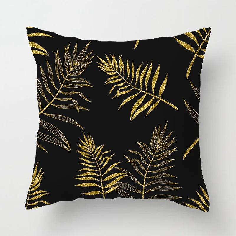Flax Dandelion Maple Leaf Pattern Series Cushion Cover Sofa Pillow Cover Living Room Decor Nordic Cushion Cover Home Decor