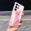 Smiling Pink Fox In Flowers Case for Samsung Galaxy S26 S25 S24 S23 S22 S21 S20 FE Plus Soft TPU Slim Fit Shockproof Cover