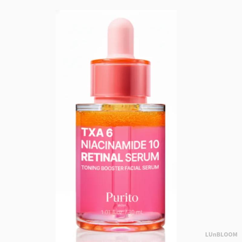 PURITO SEOUL Tranexamic Acid 6% + Niacinamide 10% + Retinal Serum 30ml (+Free gift)