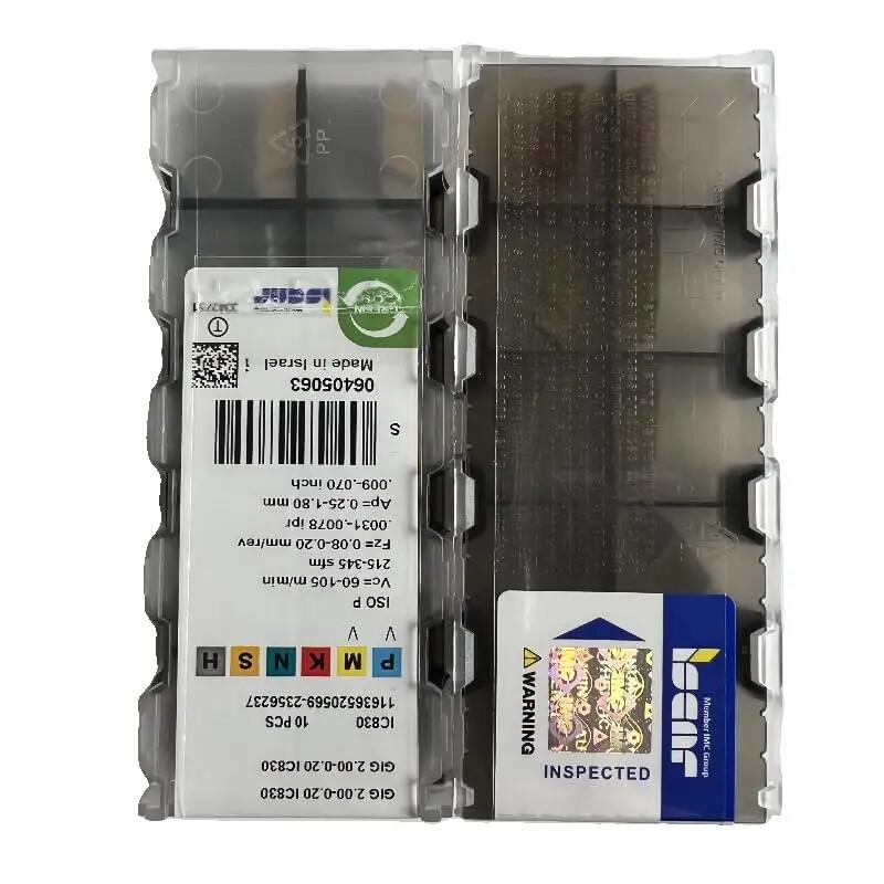 ISCAR / GIG2.00-0.20 IC830  /Industrial indexable Carbide Inserts 10 PCS