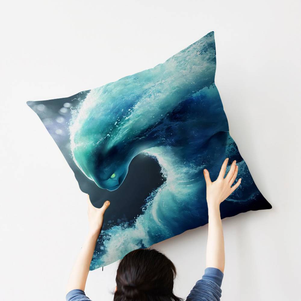 DDOTA  Character Stitch Lucky Dragon pillow cover sofa cushion cover home room decoration children gift