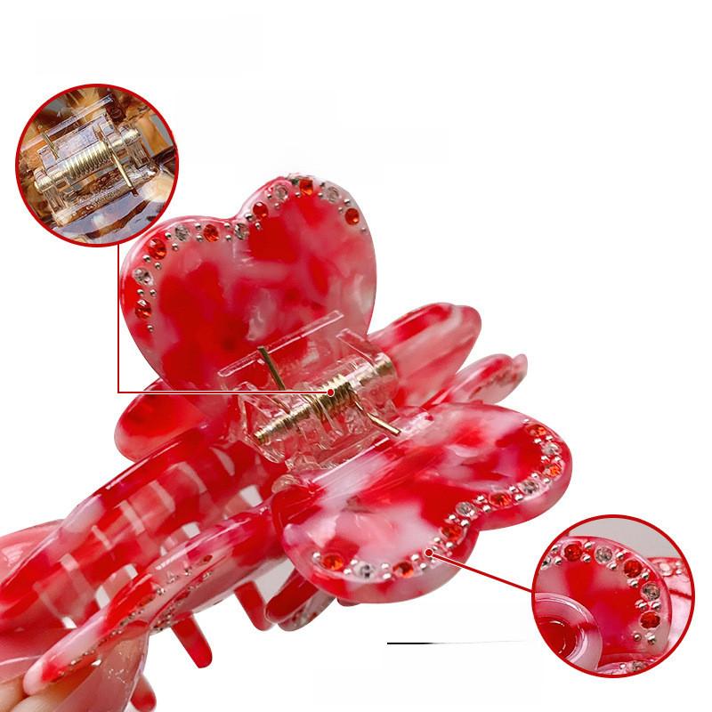 Premium Quality Acetate Hair Clip Featuring Stunning Floral Accents For Women