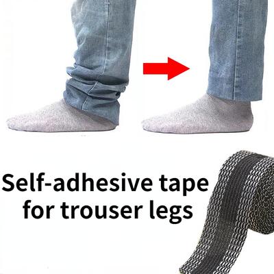 Trouser Leg Self-adhesive Tape Trouser Leg Shortening Sewing Tool Tape Sticking Roll Edge Ironing Trousers Jeans Length Shortening