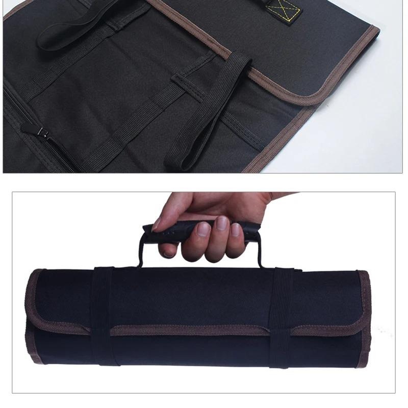 Nuova Borsa Pieghevole Multifunzione in Tessuto Oxford per Chiavi a Croce Organizzatore Portatile Custodia Porta Attrezzi Tascabile