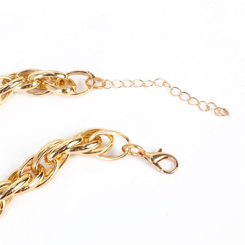 Punk Thick Chain Clavicle Chain for Women Fashion Necklace