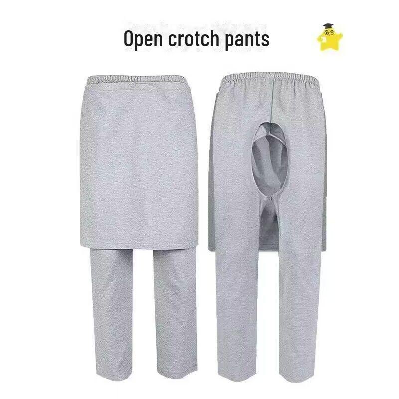 

Адаптивные трусы с открытой промежностью для лежачих или страдающих недержанием пожилых людей - унисекс-трусы для ухода за больными с переломами. 3XL fits 70-85 kg