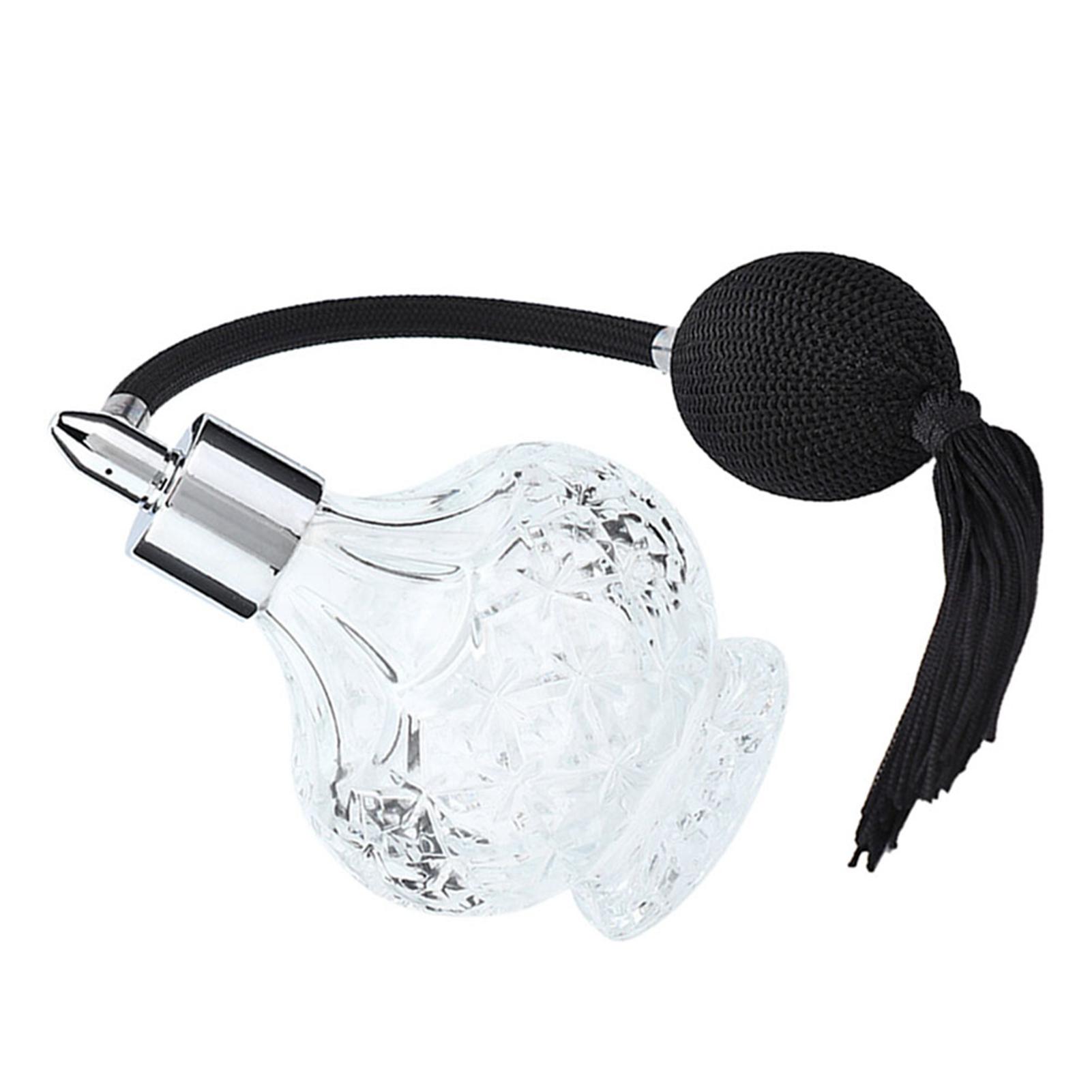 

Ретро стеклянный флакон духов многоразового использования с кисточкой, пустой распылитель, распылитель 80 мл