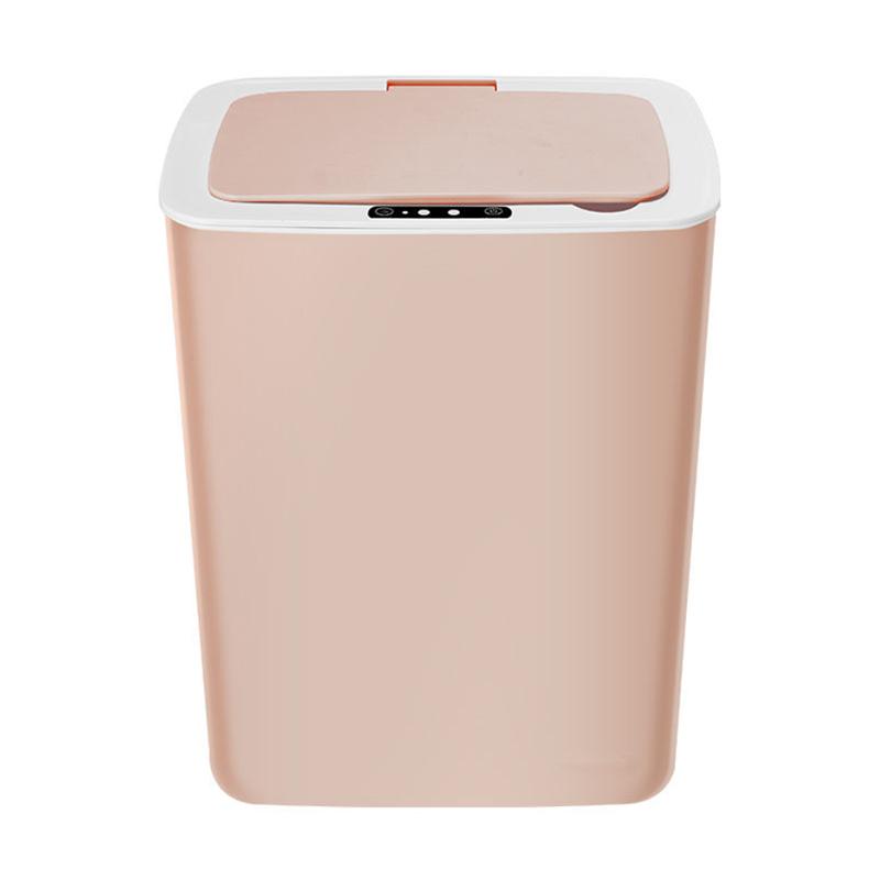 Automatic Intelligent Induction Trash Can Household Smart Sensor Garbage Can Kitchen Bathroom Waterproof Trash Bins with Lid Electric Trash Can