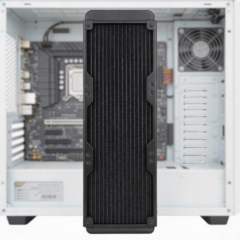 High Efficiency 18 Channel Aluminum Liquid Cooling Radiator Aluminum Heat Exchanger Radiator For Gaming PC and Work