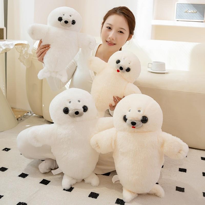 Plush Seal Toy With Soft Pp Cotton Filling For Kids And Collectors