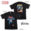 EVERSOUL Marvel VENOM Short Sleeve T-Shirt, American Comic Book Venom Villain Merchandise, Unisex, Black, Size M [Parallel Import]