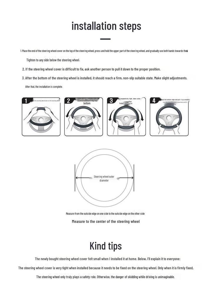 Changan Oshan Steering Wheel Covers: Fits Kosei/3/5/Pro/X5/X7/PLUS/Z6 Models