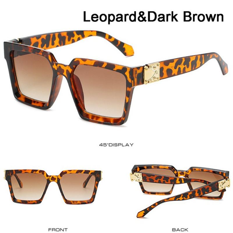 Męskie okulary przeciwsłoneczne damskie klasyczne duże oprawki ponadgabarytowe modne akcesoria okulary przeciwsłoneczne damskie okulary