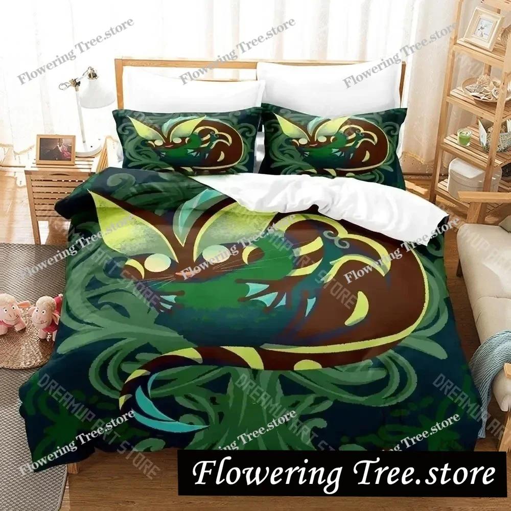 3D-Druck Mavka Das Lied des Waldes Bettwäsche-Set Jungen Mädchen Twin Queen King Size Bettbezug Kissenbezug Bett Jungen Erwachsene029
