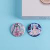 Hatsune Miku Reflective Button Badge - Anime Support Brooch for Student Backpacks and Decorations