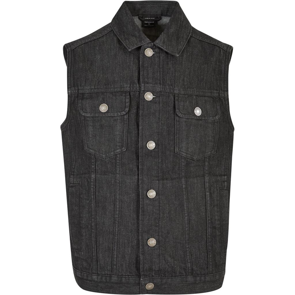 Gilet in denim da uomo Urban Classics