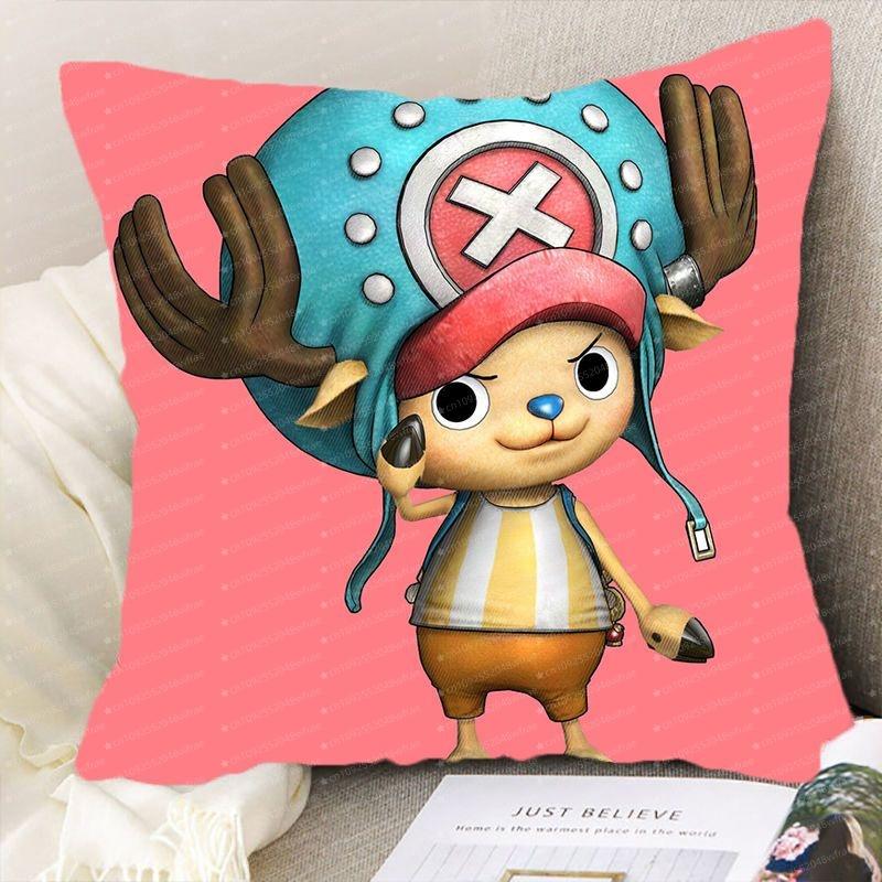 1Pc One Piece King Qioba Pillow Anime Cartoon Cushion Peripheral Cartoon Birthday Gift Double Sided Printed Pillow Case