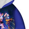 Girls Hoodie 3D Cartoon Jacket Sweatshirt Music Zip Hooded Long Sleeve Tops