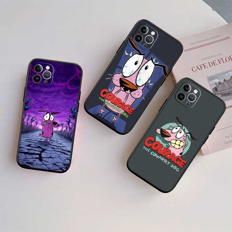 RE15 C-Courage C-Cowardly D-Dog New High-End Shell Phone Case for OPPO A3 Pro A72 A74 A76 A77 A77S A78 A79 A94 A95 A18 A40M A58