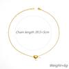 Simple Niche Love Necklace, Versatile Jewelry Titanium Steel Collarbone Chain Does Not Fade