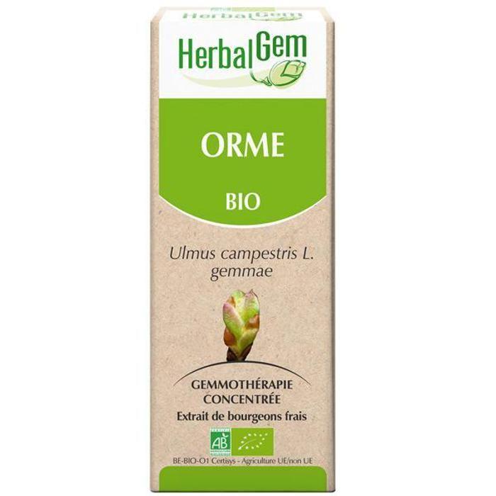 Macérat Concentré - Herbalgem - Orme Bio - 30ml - Sans conservateur - Pour tous types de peau