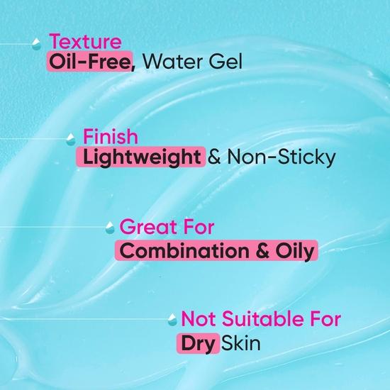 DOT & KEY 72-Stunden-Feuchtigkeitsgel + Probiotika-Feuchtigkeitscreme für das Gesicht mit Hyaluronsäure, Kombucha und Reiswasser. Leichtes Gel, ölfreie Feuchtigkeitscreme | 60 ml