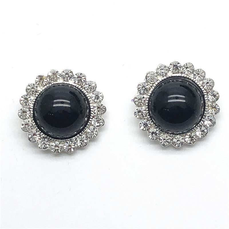 50 Pcs Fashionable Pillow-like Buttons Large Pearl 18/20/23mm Metal Shank Buttons Clothing DIY Accessories