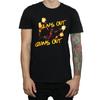 Marvel Mens Deadpool SunÂ´s Out Guns Out T-Shirt