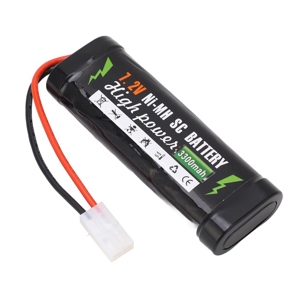 7.2V 3300mAh Rechargeable Lipo Battery High Power Lithium Battery Sturdy Shell for RC Car RC Truck R