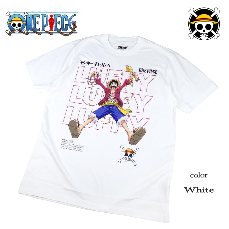 EVERSOUL ONE PIECE Short Featuring the Straw Hat and Character Anime Movie XL Size T-Shirt, Sleeve, Luffy, Chopper, Pirates, Sanji, Zoro, Nami,
