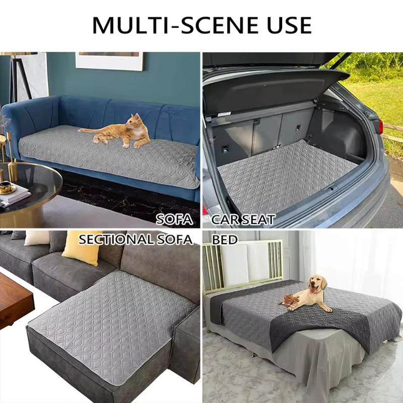 Waterproof Mattress Cover Washable Non-Slip Bed King&Queen Size Bed Sheet Cover Christmas Decor Bed Protector Mat Couch Cover