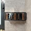No Punch Spice Storage Rack With Spoon Spice Storage Container Kitchen Storage Organizer  Household