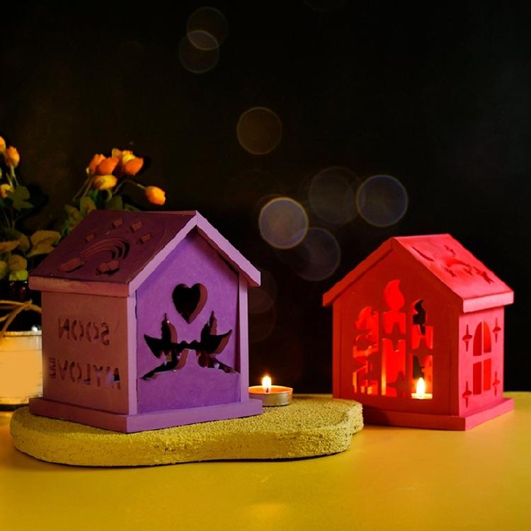 Handmade House Shape Charm Keychain Molds Stylish Sturdy Silicone Set Accessory for Craft Enthusiasts Daily Use