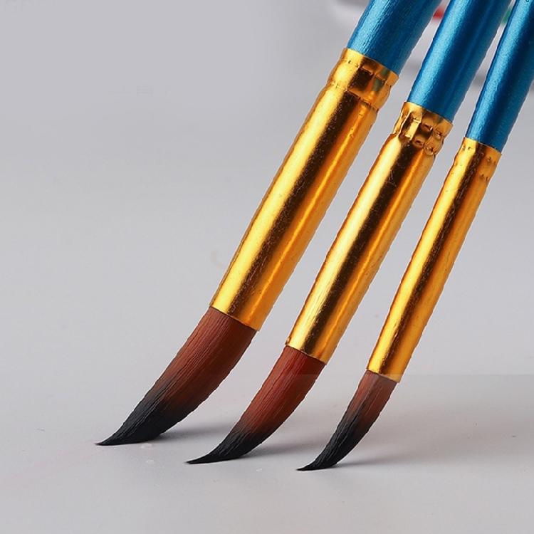 10 Pcs Watercolor Paint Brushes Set Nylon Hair Painting Brush Art Tool Drawing and Art Supplies For Creative Projects