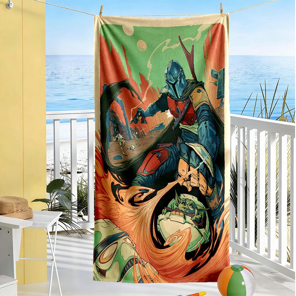 Star Wars Beach Towel Soft Durable Quick-Dry Comfortable Lightweight
