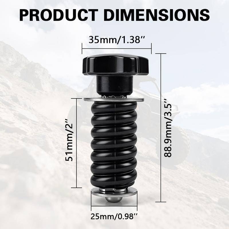 4/6/8pcs Rubber Tie Down Anchors Lock Ride For UTV ATV For Polaris Ranger 500 700 800 1000XP Sportsman 110 400 450 Accessories