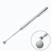 Ferramenta Manual de Coleta Magnética Prata Portátil Rotativa com Porta-Caneta Retrátil, Haste com Ventosa Magnética, Caneta de Coleta Telescópica