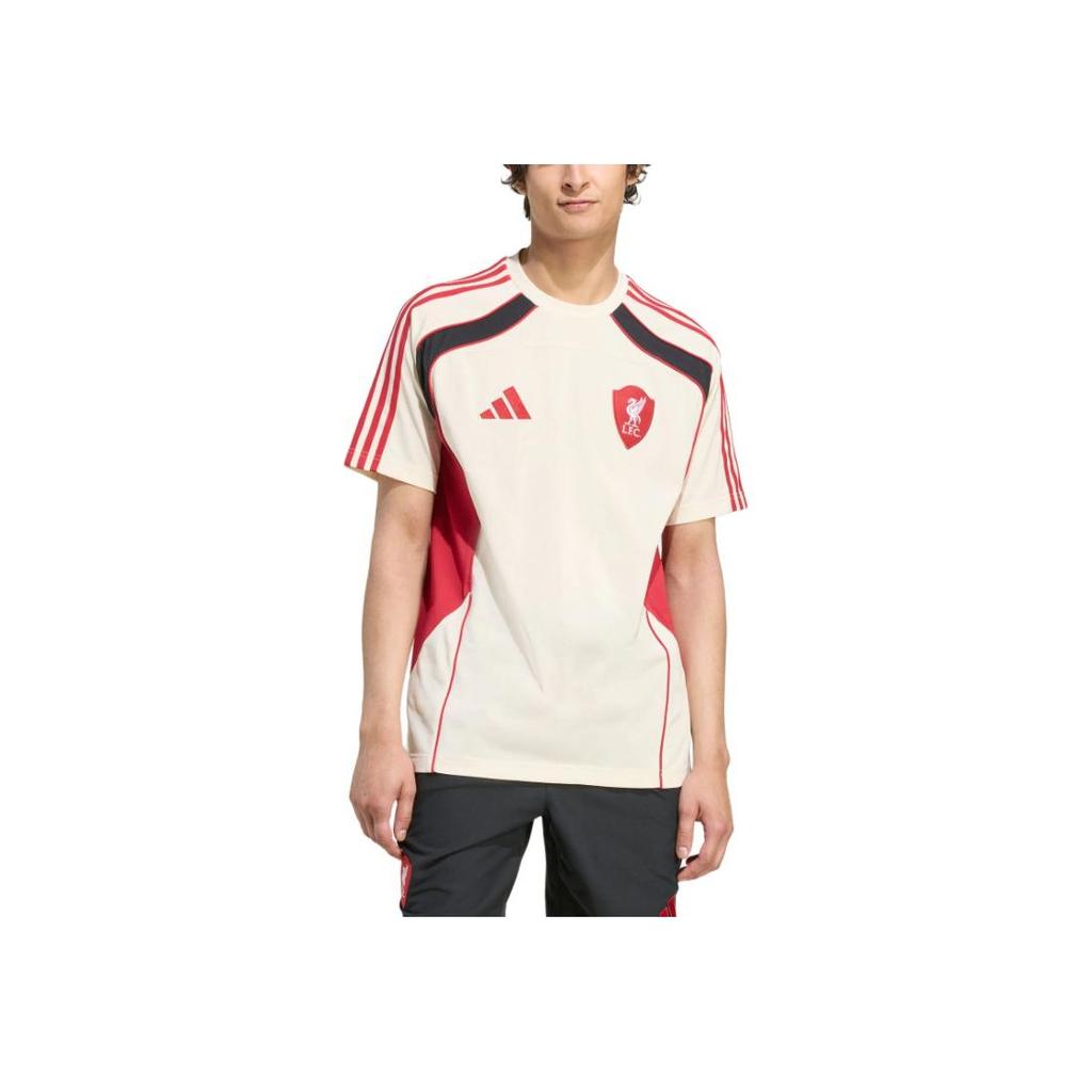 adidas X Liverpool Fc Collaboration Fw25 Ubp Sports Crew Neck Vintage Short Sleeve T-Shirt Men T-Shirts JW5468