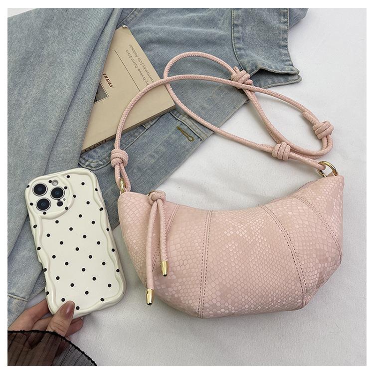 Einfache und vielseitige Knödeltasche mit großem Fassungsvermögen, Damenhandtasche, Nischendesign, hochwertige Damen-Umhängetasche