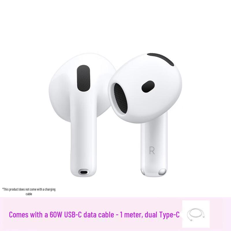 

Apple AirPods 4 with USB-C Charging Case and 60W USB-C Cable Set