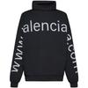 Balenciaga Logo Printed Oversized Hoodie 739024TOVN98151