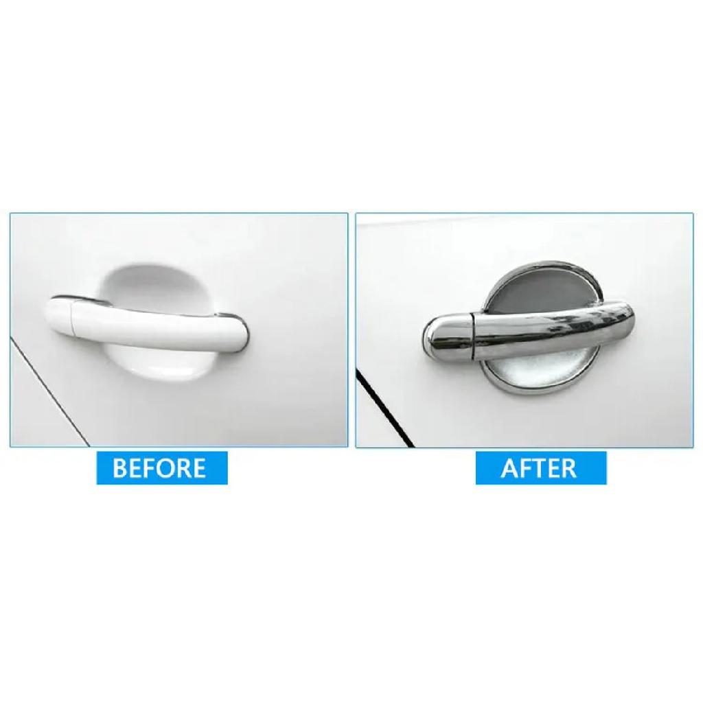 For VW Golf 5 Mk5 Chrome Door Handle Covers Chromium Styling Volkswagen Car Accessories Stickers Car-Styling