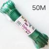 50M Varal Corda Longa Secar Roupas Cabides Arame de Aço Linhas PVC Acampamento ao Ar Livre Jardim Viagem Suprimentos para Varal