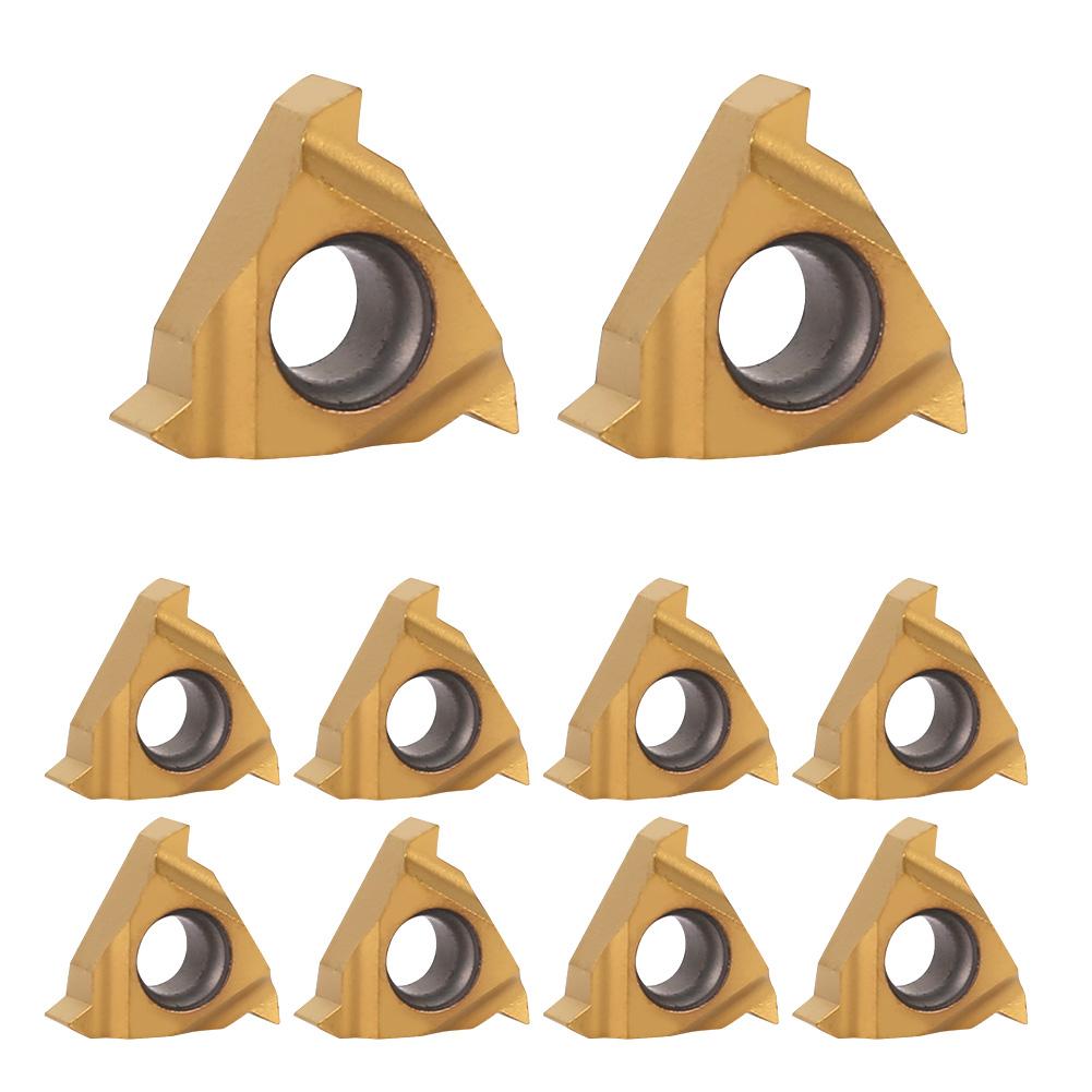10pcs 11ER A60 1 4  Carbide Blade Insert CNC Lathe Cutter Turning Tool