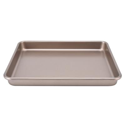 Baking Pan Nonstick Food Grade Carbon Steel Bakeware Heating Evenly 0.8mm Thick Baking Tray Baking