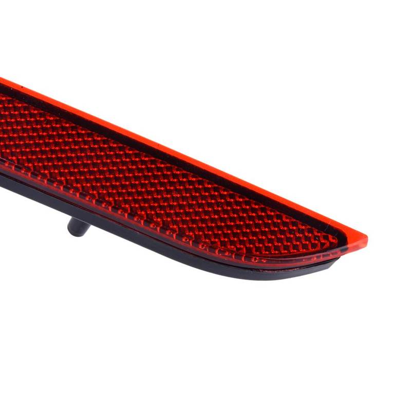 1 Pair Red Lens Rear Bumper Marker Reflector Diffuser Fit for Ford Mustang 2017 2016 2015