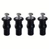 2/4Pcs Toilet Cover Screws Hinges Expanding Rubber Top Nuts Universal Type Toilet Cover Fixings Hinges Screws Home Bathroom